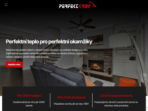 perfektní teplo pro perfektní okamžiky - kompletní řešení v oblasti krbů s důrazem na unikátní design a kvalitu. zajišťujeme rozmanité možnosti a klademe důraz na osobní přístup, abychom z vašeho domova učinili místo plné pohody.