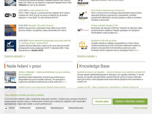 technologie pro přenos hlasu a dat: switching/routing, bezdrátové a optické sítě, strukturované kabeláže, síťová bezpečnost, ip monitoring