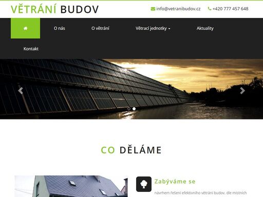 větrání budov