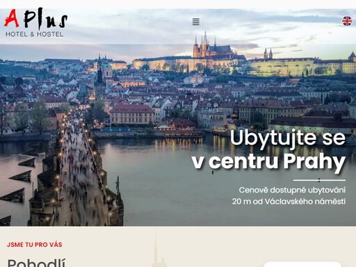 cenově dostupné ubytování v 1-8 pokojích - ubytujte se v centru prahy: hostel 5 minut od václavského náměstí. vhodne nejen pro cestovatele, rodiny