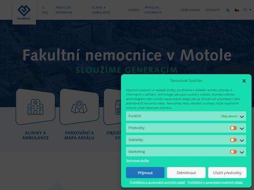 fakultní nemocnice v motole (fnm) je největší zdravotnické zařízení v česku a jedno z největších v evropě s kapacitou více jak 2 000 lůžek!