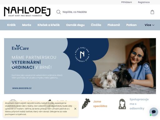 z lásky ke zvířatům i dlouholeté zkušenosti s jejich chovem vybíráme kvalitní a ověřené krmivo, domečky, klece, hračky a další potřeby pro hlodavce a králíky. dopřej jim o chloupek lepší život.