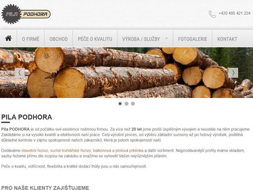 pila podhora - dodavatel pilařských produktů nejvyšší kvality. dodáváme stavební řezivo, suché truhlářské řezivo, rezonanční řezivo, hoblovaná balkónová a plotová prkénka.