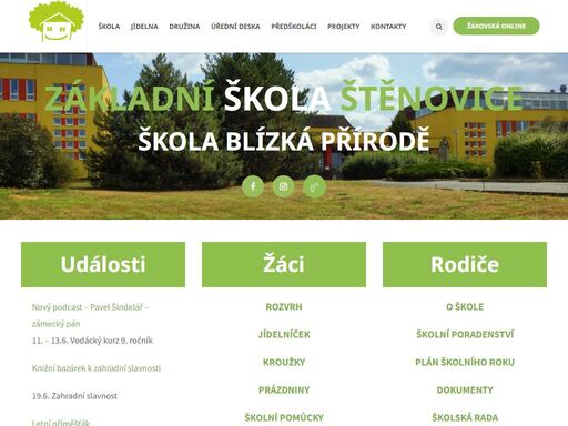 základní školu štěnovice volí rodiče, kterým jde o zdravý a harmonický rozvoj jejich dítěte. škola leží v blízkosti krásné přírody, což je její velká výhoda oproti školám v městské zástavbě. lokalita je vhodná pro děti z plzně a blízkého okolí.