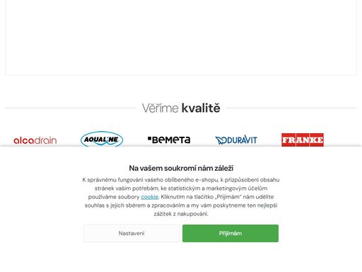moderní koupelnové vybavení na jednom místě. připravujeme pro vás pravidelné slevové akce. tisíce produktů, které můžete vybírat online z pohodlí domova. v případě dotazu vám rádi poradíme.
