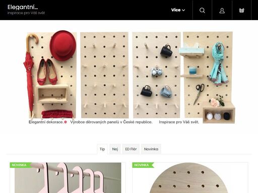 výrobce pegboards panelů, elegantních dekorací a doplňků. frézovaná ramínka. frézované paravany a kazety. zakázková výroba.