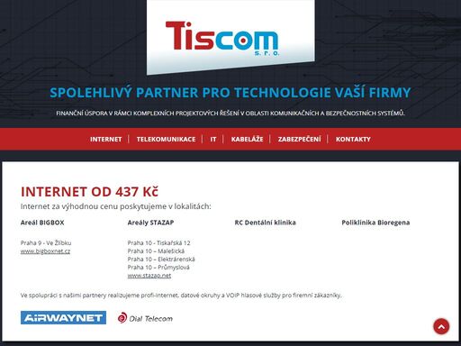 spolehlivý partner pro technologie vaší firmy 