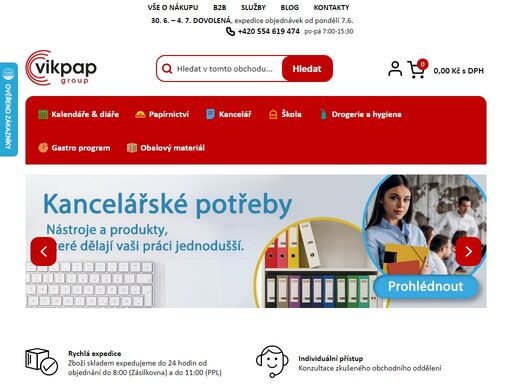 velkoobchod s papírem na jednom místě. nabízíme různé druhy papírů, kožených manažerských tašek, kalendářů a diářů, kancelářských a školních potřeb, prodáváme také obalový materiál, kartonáž a úklidové prostředky. 