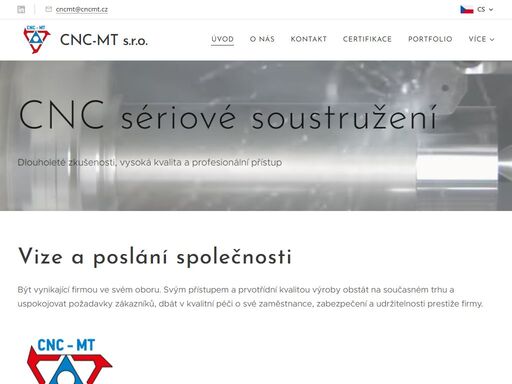 dlouholeté zkušenosti, vysoká kvalita a profesionální přístup