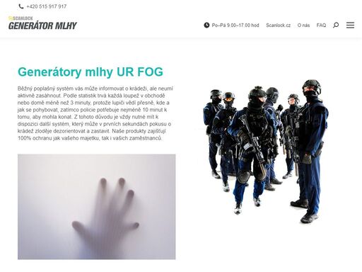 nejrychlejší bezpečnostní zamlžovací systém značky a alarm mlhový generátor značky ur fog. rychlá bezpečnostní mlhová ochrana majetku. zabezpečí vaše prostory během okamžiku.