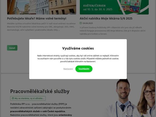 poliklinika ipp s.r.o. provozuje specializované zdravotnické polikliniky po praze. komplexní ambulantní péče v moderních ordinacích je hrazena ze zdravotního pojištění. blanická 553/16, vinohrady, 120 00 praha 2