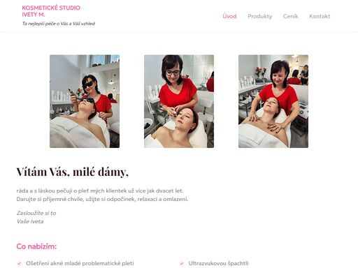 kosmetické studio ivety maláškové v brně poskytuje kompletní péči o pleť, relaxační terapie, líčení, masáže a široký sortiment přírodních výrobků.