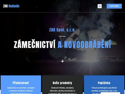 výroba strojních zařízení, dopravní mechanizace a ocelových konstrukcí, obrábění kovů, rování plechů a pálení plazmou, plynem a laserem na cnc pálícím stoji.