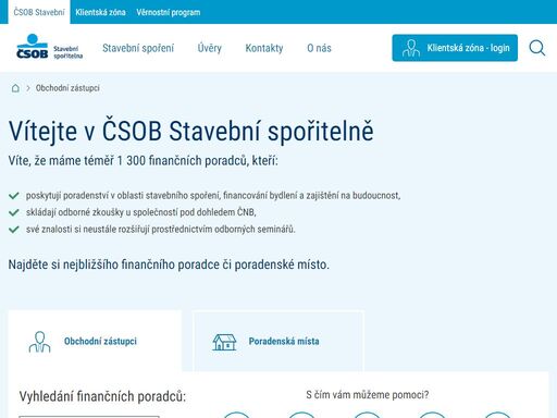 poraďte se s odborníky čsob stavební ohledně stavebního spoření, financování bydlení nebo spoření a společně s nimi vyberte pro sebe tu nejvhodnější variantu. 