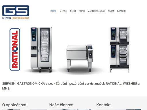 servisní gastronomická s.r.o. - záručním i pozáruční servis značek rational a wiesheu.