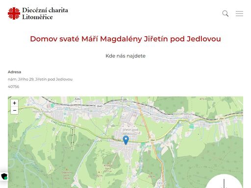 domov svaté máří magdalény jiřetín pod jedlovou