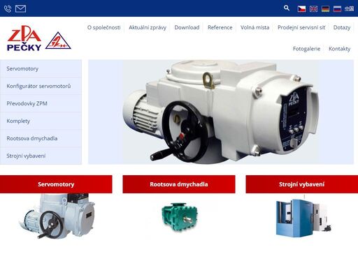 zpa pečky, a.s. - servomotory modact