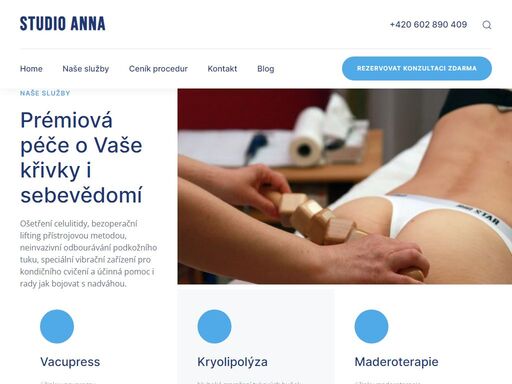 stuido anna, pece o postavu, pece o plet, vaculifting, vacupress, maderoterapie, mikrojehličková mezoterapie, lash lifting studio anna, péče o vaši postavu a vaše křivky, masáže a lash lifting