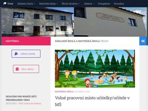 oficiální stránky zš a mš