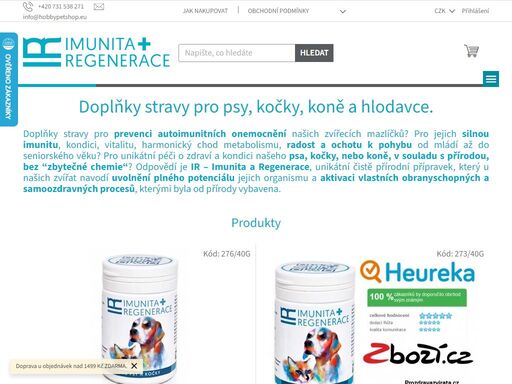 doplňky stravy pro psy, kočky, koně a hlodavce - ir: imunita a regenerace. hledáte doplňky stravy pro prevenci autoimunitních onemocnění vašich zvířecích mazlíčků?