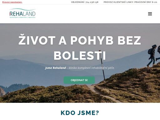 soukromé centrum fyzioterapie a rehabilitace. 3x v centru prahy. rehabilitační lékaři, fyzioterapeuti, fyzikální terapie. objednání: 724 238 138