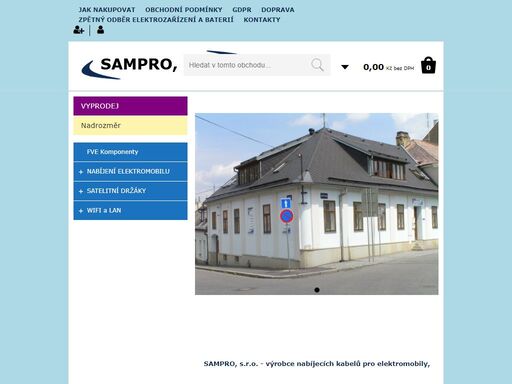 nabíjecí kabely, wifi a sat příslušenství - sampro s.r.o.