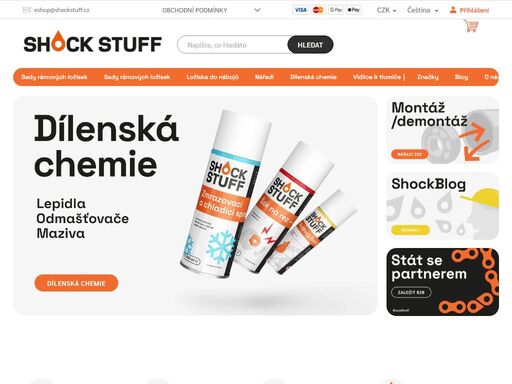 ložiska pro mtb horská kola skladem, sady ložisek pro rámy, ložiska do nábojů a zapletených kol, cyklo nářadí, maziva, odmašťovače, lepidla. vybírejte u profesionálů!