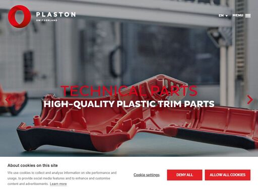 plaston is the leading global provider of high-quality plastic cases. the company, headquartered in widnau, switzerland, also produces technical plastic elements, which they assemble precisely into components. plaston is global and produces as well in china and in czech republic