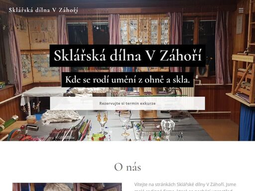 vítejte na stránkách sklářské dílny v záhoří. jsme malá rodinná firma, která se nachází uprostřed krásné přírody v chko jizerské hory. v naší rodině jsme již třetí generací sklářů, která se věnuje ručnímu zpracování skla. využíváme k tomu techniku, která vznikla na železnobrodsku počátkem minulého století a stala se pro náš kraj tradiční. jedná se...