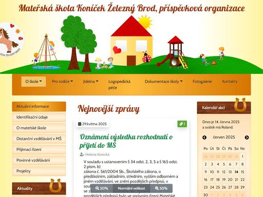 mateřská škola koníček železný brod, příspěvková organizace