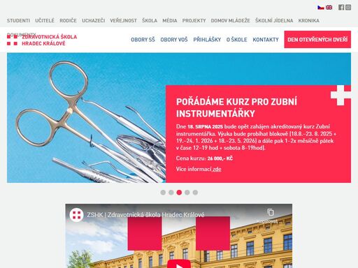 studujte obor, který má smysl! zdravotnická škola hradec králové.