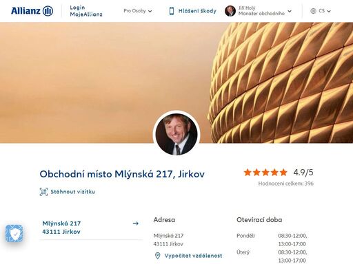obchodní místo mlýnská 217, jirkov