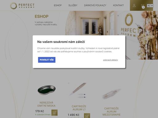 kosmetický salon a eshop s produkty pro permanentní makeup, microblading a vybavení vlastního salonu.