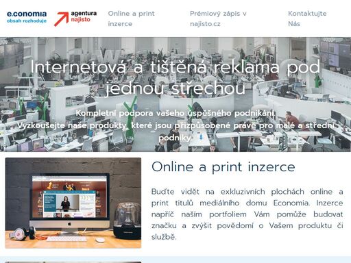 agentura najisto – kompletní podpora vašeho úspěšného podnikání. vyzkoušejte naše produkty v online i print marketingu a staňte se šampiony ?ve svém oboru!