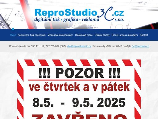 kompletní reprografické služby v ostravě.