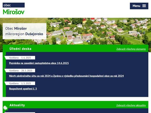 obec mirošov (německy miroschau, mirischendorf (1361)) se nachází v okrese jihlava v kraji vysočina. žije zde 169 obyvatel.