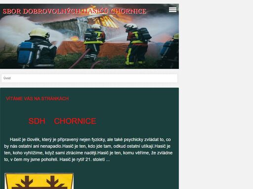 sbor dobrovolných hasičů chornice