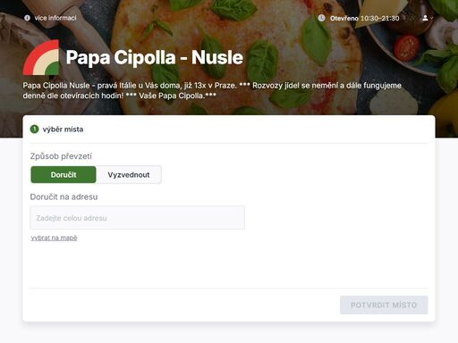 papa cipolla nusle - pravá itálie u vás doma, již 13x v praze. *** rozvozy jídel se nemění a dále fungujeme denně dle otevíracích hodin! ***  vaše papa cipolla.***