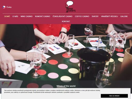 vítejte na stránkách wine events