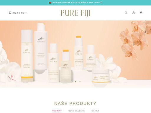 objevte luxusní přírodní kosmetiku pure fiji s ingrediencemi z jižního pacifiku. hydratace, výživa a péče o pokožku s produkty z kokosového oleje, dilo oleje a dalších přírodních složek.
