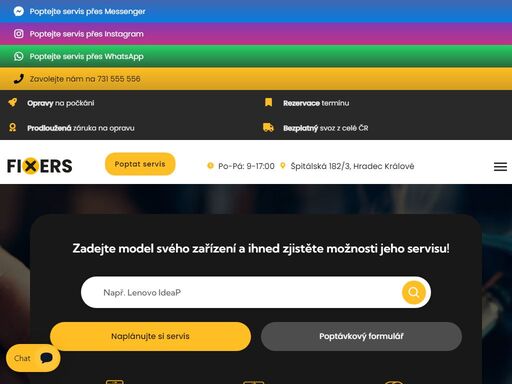 ať už vás trápí rozbitý displej telefonu, pokazil se vám notebook, neposlouchá vás tiskárna nebo zlobí jiná elektronika, ve fixers jste na správné adrese.