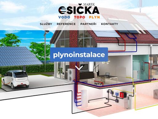 vodoinstalace, topení, plynoinstalace, solární systémy, koupelny, zavlažovací systémy, chemické čištění topných systémů
