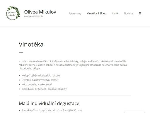 v našem vinném baru vám rádi připravíme letní drinky, nalejeme skleničku skvělého vína nebo vám zabalíme rovnou láhev s sebou.