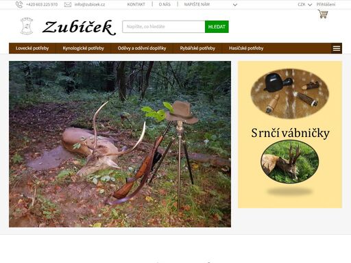 tradiční výrobce loveckých potřeb zubíček. lovecké, kynologické, rybářské a hasičské potřeby, oděvy a oděvní doplňky a zakázková výroba. kvalitní potřeby pro lov, kožené zboží a doplňky zbraní.
#zubíček#, #lovecké potřeby#, #kožené zboží#, #zbraně#