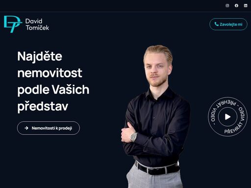 pojďte se mnou vybrat vaši budoucí nemovitost nemovitosti k prodeji přehrát video – přehrát video – mé nemovitosti najděte nemovitost pro svou potřebu ? vše 1. domy 2. byty 3....