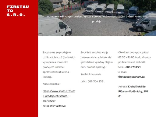 autobazar osobních vozidel. výkup a prodej vozidel. možnost protiúčtu, úvěru i komisního prodeje.