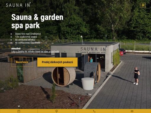 navštivte nejmodernější wellness & sauna park na kraji ostravy. 12 saun, 8 venkovních vířivek, 4 ochlazovací bazénky. dopřejte si luxus a skvělé služby.
