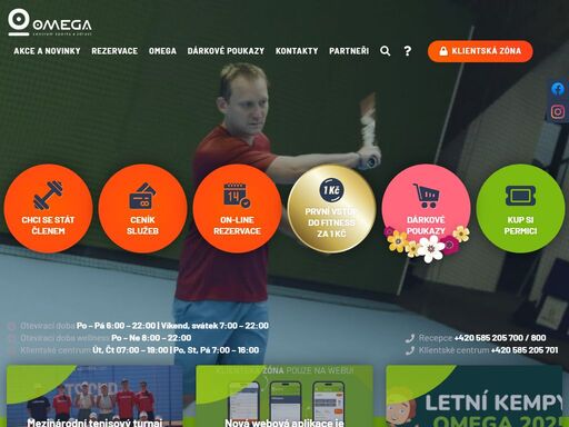 omegasport.cz - centrum sportu a zdraví