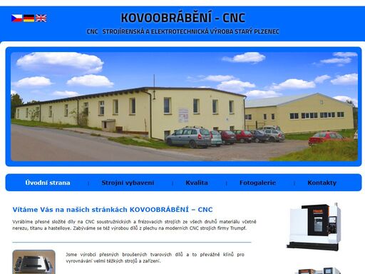 provádíme cnc obrábění kovů i plastů. vyrábíme přesné složité díly na cnc soustružnických a frézovacích strojích ze všech materiálů včetně nerezu, titanu a hastelloye. zabýváme se výrobou dílů z plechu na cnc strojích firmy trumpf.