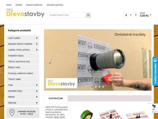 široká nabídka prostupových manžet pro vzduchotěsnost  staveb|pro-drevostavby.cz